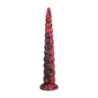Infernal Tentacle Demon - Anal Snake - 14.8" / 37,5 cm - Red/Black