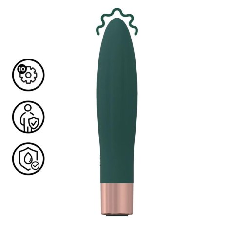 Shots Mini Bullet - mały wibrator bullet, ciemnozielony