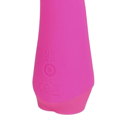 Shots Mini Curved Rabbit - mały króliczek do punktu G, różowy