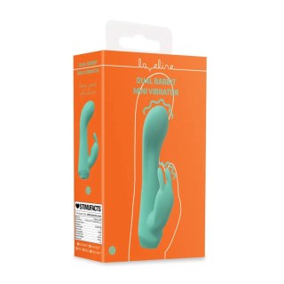 Shots Mini Dual Rabbit - mały króliczek z dwoma silnikami, zielony