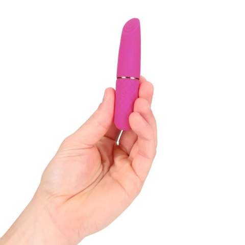 Shots Mini Lipstick - mały wibrator w kształcie szminki, różowy