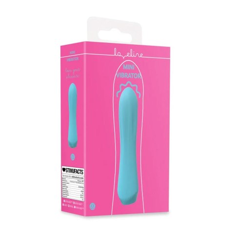 Shots Mini Vibrator - mały wibrator klasyczny, niebieski