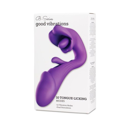 Tongue Flap Dual Vibe - wibrator punktu G z języczkiem do łechtaczki