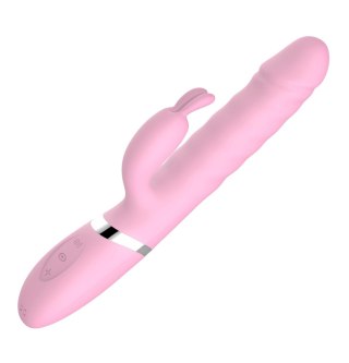 Wibrator-Rebecca Pink - Heating / Thrusting / 18 Vibrating functions USB