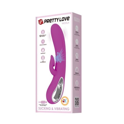 PRETTY LOVE - NICOLA 12 FUNCTION SUCKING AND VIBRATING