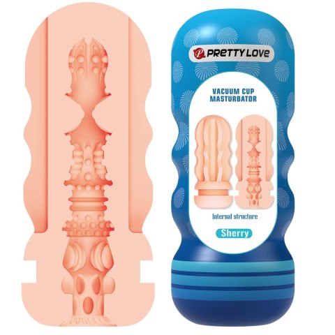 Pretty Love Sherry Multi-Texture Vacuum Cup Masturbator