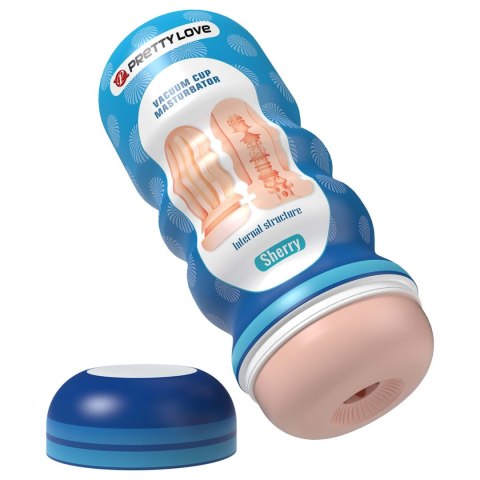 Pretty Love Sherry Multi-Texture Vacuum Cup Masturbator