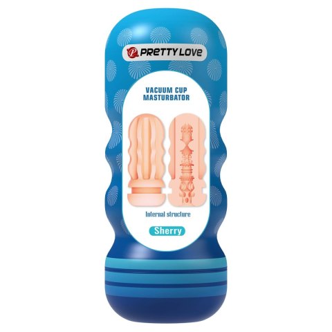 Pretty Love Sherry Multi-Texture Vacuum Cup Masturbator