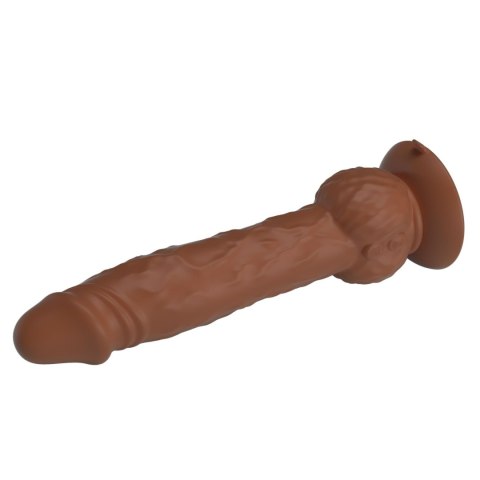 Pretty Love Eren Dual Sensor Thrusting Dildo - Brown