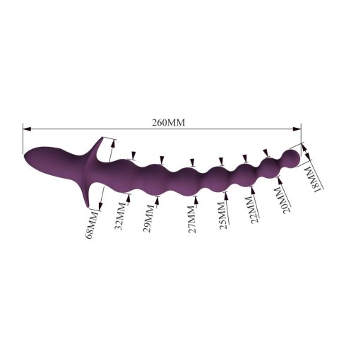 Pretty Love Rigdon Vibrating Anal Beads