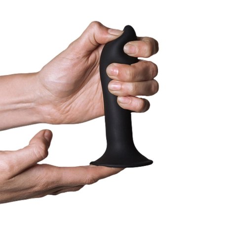 Adrien Lastic Hitsens 5 - dildo o podwójnej gęstości, 5", czarne