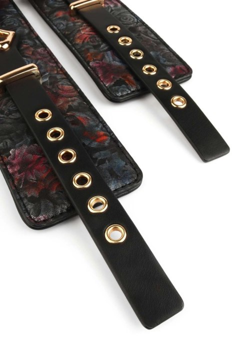 Floral Jacquard Wrist Cuffs
