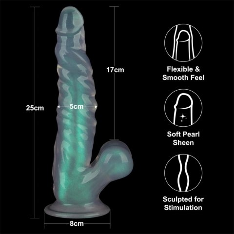 10'' Opal Pearl Sheen Dildo