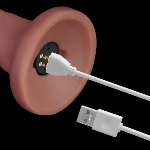8'' Vibrating Dual Density Power Cock