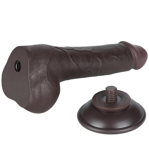 7.5'' Sliding Skin Dual Layer Dong Black