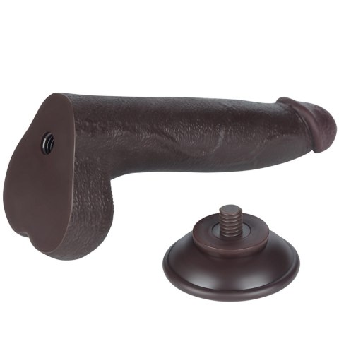 8.5'' Sliding Skin Dual Layer Dong Black