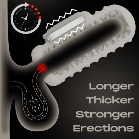 Knights Ring Vibrating Dual Purpose Sleeve-Wavy
