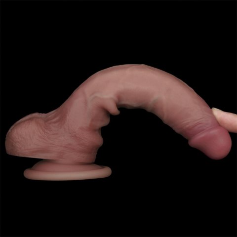 7.5'' Sliding Skin Pro II Dual Layer Silicone Dong