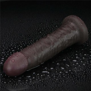 9" Vibrating Sliding Skin Pro II Dual Layer Silicone Dong