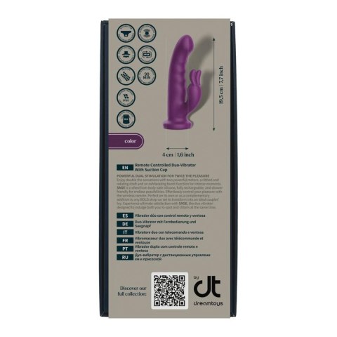 BOLD SAGE DUO-VIBRATOR WITH SUCTION CUP