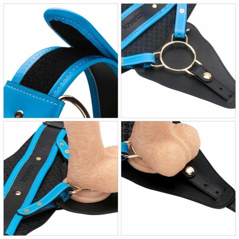 Vibrating Enhanced Strap on Set 8.5'' XS/S/M