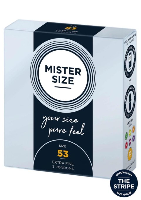 MISTER SIZE 53mm Condoms 3pcs