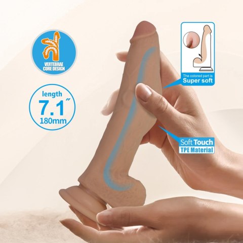 Pretty Love Ercument - Realistic Bendable Dildo 18 cm