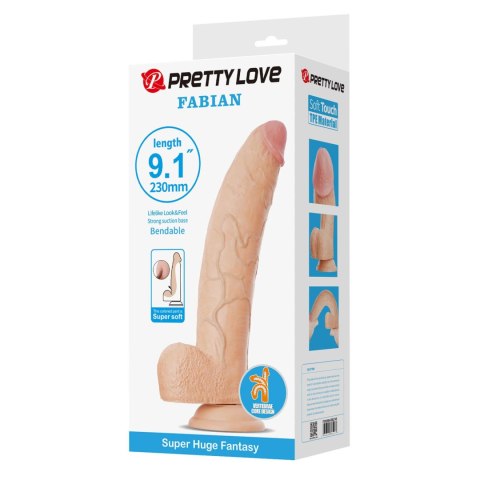 Pretty Love Fabian - Realistic Bendable Dildo 23 cm