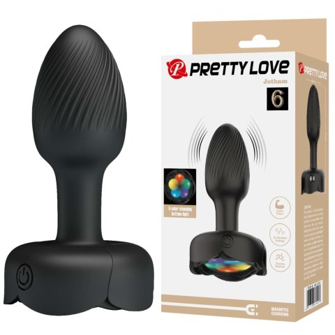 Pretty Love Jotham - Vibrating Anal Plug with Light