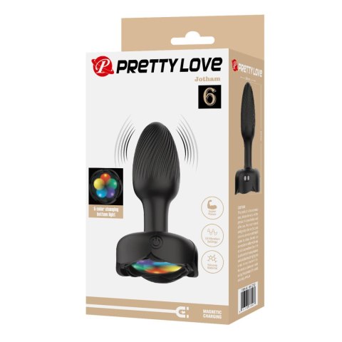 Pretty Love Jotham - Vibrating Anal Plug with Light