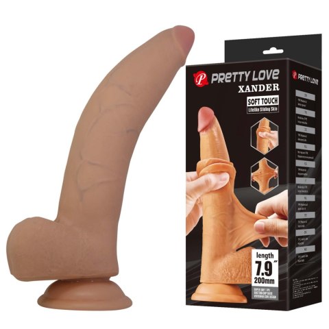 Pretty Love Xander - Realistic Soft Touch Dildo 20 cm