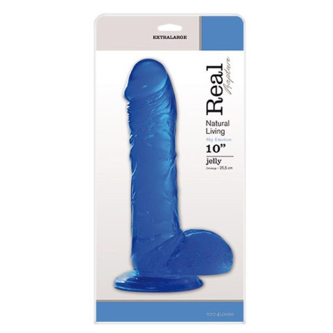 Dildo-FALLO JELLY REAL RAPTURE BLUE 10"""""""""""""""""""""""""""""""" Real Rapture Dildo-FALLO JELLY REAL RAPTURE BLUE 10"""""""""""""""""""""""""""""""" Real Rapture