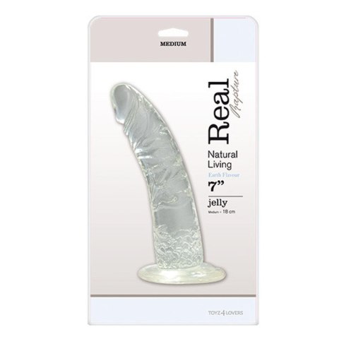 Dildo-FALLO JELLY REAL RAPTURE CLEAR 7"""""""""""""""""""""""""""""""" Real Rapture Dildo-FALLO JELLY REAL RAPTURE CLEAR 7"""""""""""""""""""""""""""""""" Real Rapture