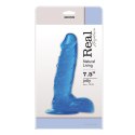 Dildo-JELLY DILDO REAL RAPTURE BLUE 7,5"""""""""""""""" Real Rapture