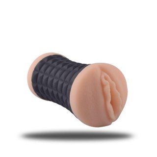 Masturbator - Doppio Masturbatore maschile vagina e ano Deep Black Toyz4lovers