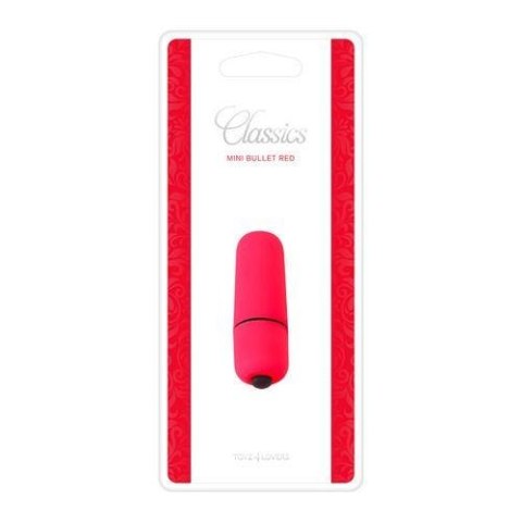 Wibrator-MINI VIBRATORE BULLET CLASSICS RED Toyz4lovers Wibrator-MINI VIBRATORE BULLET CLASSICS RED Toyz4lovers