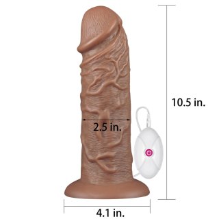 10.5'' Realistic Chubby Vibrating Dildo Lovetoy