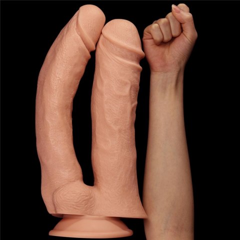12'' Realistic Mega Double Dildo Lovetoy 12'' Realistic Mega Double Dildo Lovetoy