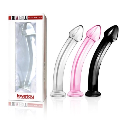 7.5"" Glass Romance Black Lovetoy 7.5"" Glass Romance Black Lovetoy