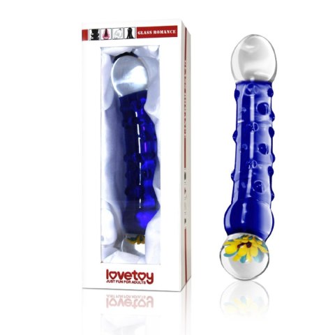 7.5"" Glass Romance Blue Lovetoy 7.5"" Glass Romance Blue Lovetoy