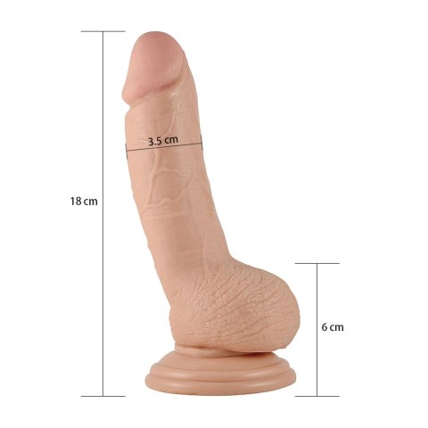 7"" Real Extreme Dildo Flesh Lovetoy 7"" Real Extreme Dildo Flesh Lovetoy