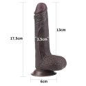 7'' Sliding Skin Dual Layer Dong - Black Lovetoy 7'' Sliding Skin Dual Layer Dong - Black Lovetoy