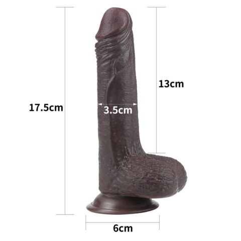 7'' Sliding Skin Dual Layer Dong - Black Lovetoy 7'' Sliding Skin Dual Layer Dong - Black Lovetoy