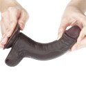7'' Sliding Skin Dual Layer Dong - Black Lovetoy 7'' Sliding Skin Dual Layer Dong - Black Lovetoy