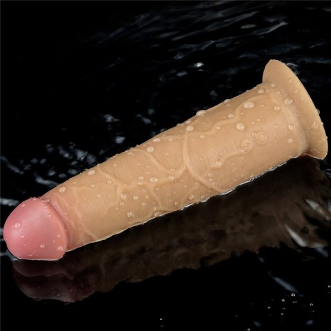 8.0'' Dual Layered Platinum Silicone Rotator Lovetoy 8.0'' Dual Layered Platinum Silicone Rotator Lovetoy