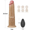 8.0'' Dual Layered Platinum Silicone Rotator Lovetoy 8.0'' Dual Layered Platinum Silicone Rotator Lovetoy