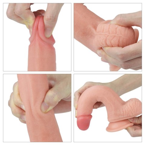 8'' Dual layered Platinum Silicone Cock Lovetoy 8'' Dual layered Platinum Silicone Cock Lovetoy
