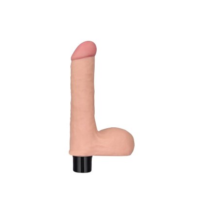 Lovetoy Real Softee - realistyczny wibrator z cyberskóry, 17 cm