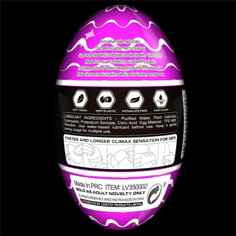 Giant Egg Grind Ripples Edition Lovetoy Giant Egg Grind Ripples Edition Lovetoy