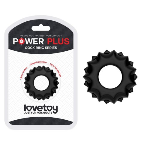 POWER PLUS Cockring Black Lovetoy POWER PLUS Cockring Black Lovetoy